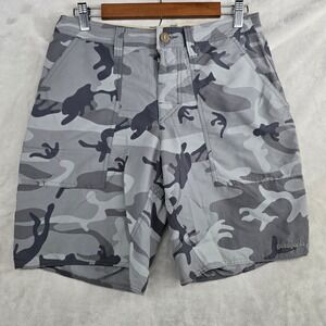 Patagonia wavefarer stand up shorts Men's Camo Size 31 Outdoor Adventure Utility